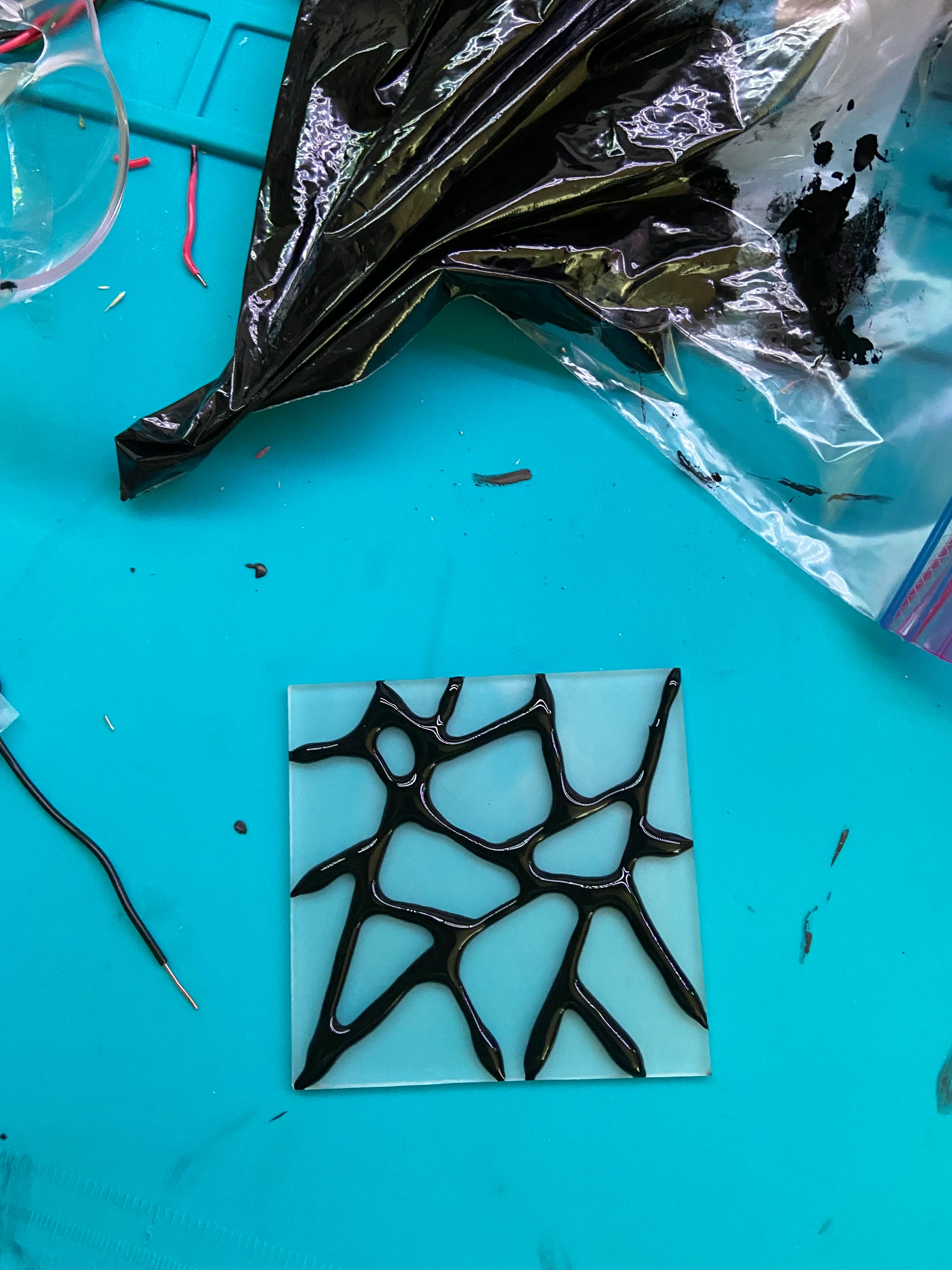 Conductive Paint Application